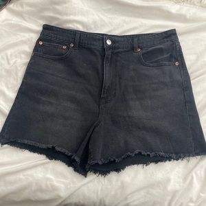 American Eagle Black Jean Shorts